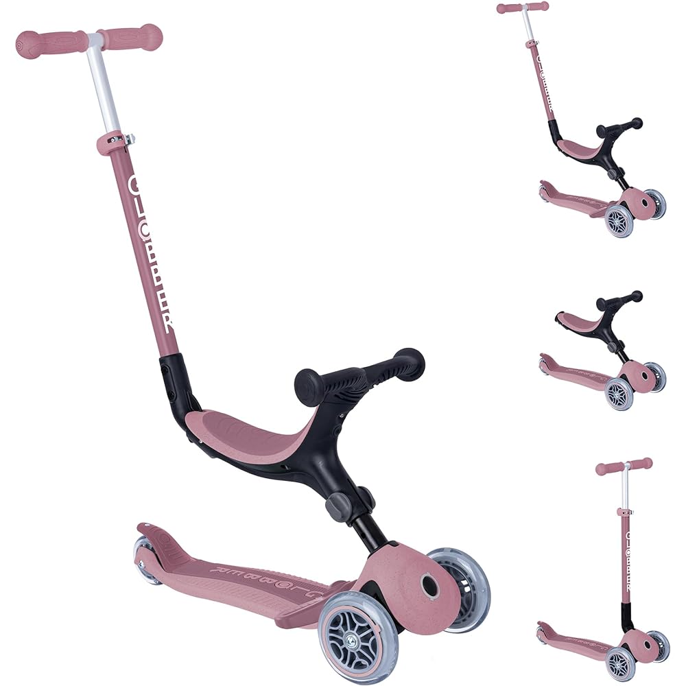 GLOBBER Kickboard Outdoor Play Children Vehicle Kick Scooter Go Up ECO Berry WLGB694510