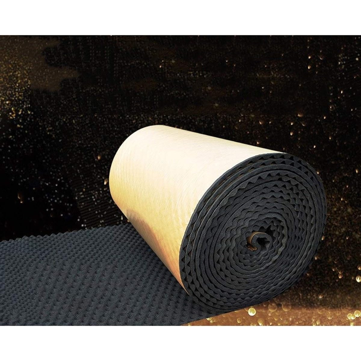 Fireproof soundproof foam, sound absorbing panel for easy installation on walls, for factories, offices, sound absorbing cotton, thickness: 5CM
