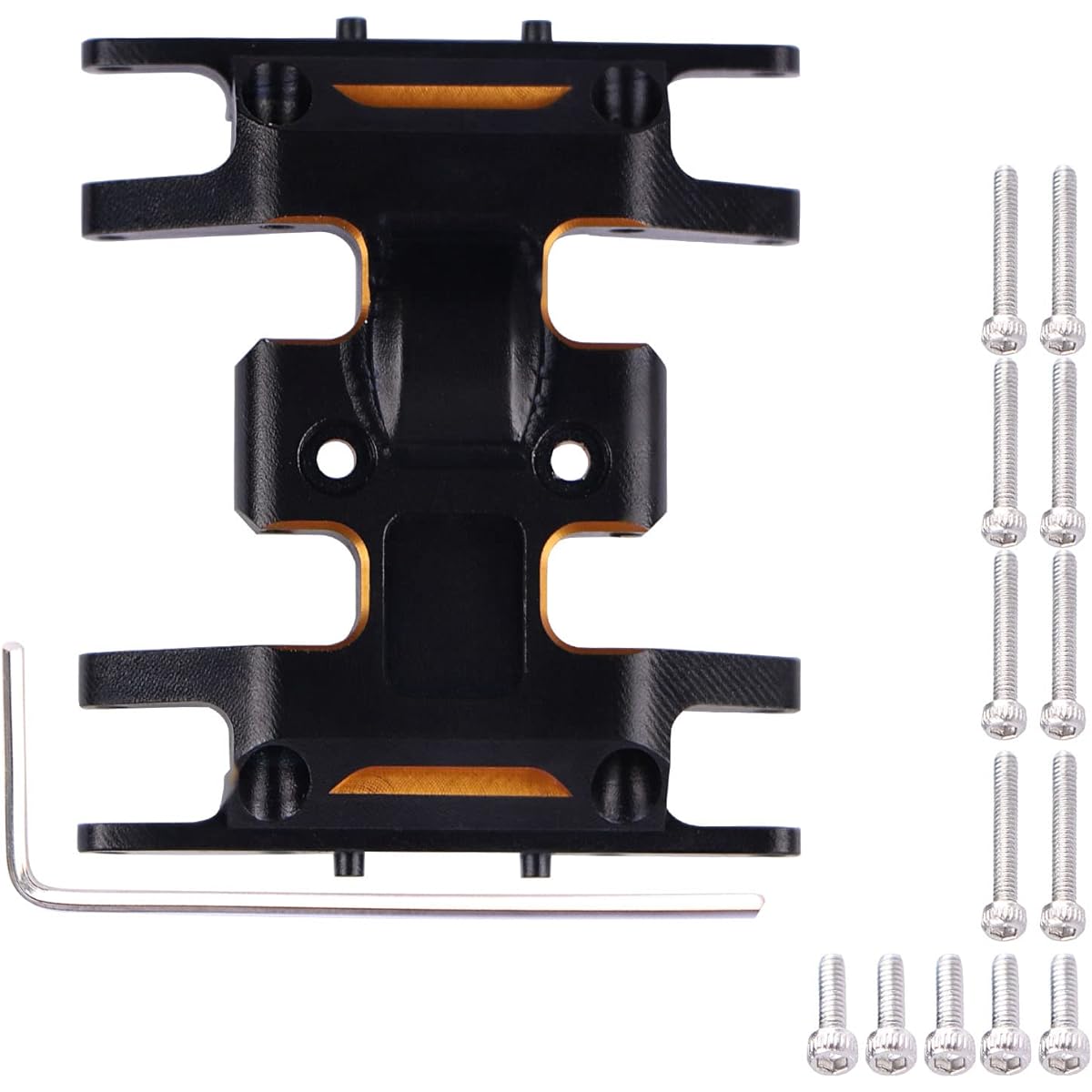 AIMROCK Aluminum Steering Link Set & Skid Plate for 1/24 Axial SCX24 All Versions RC Crawler