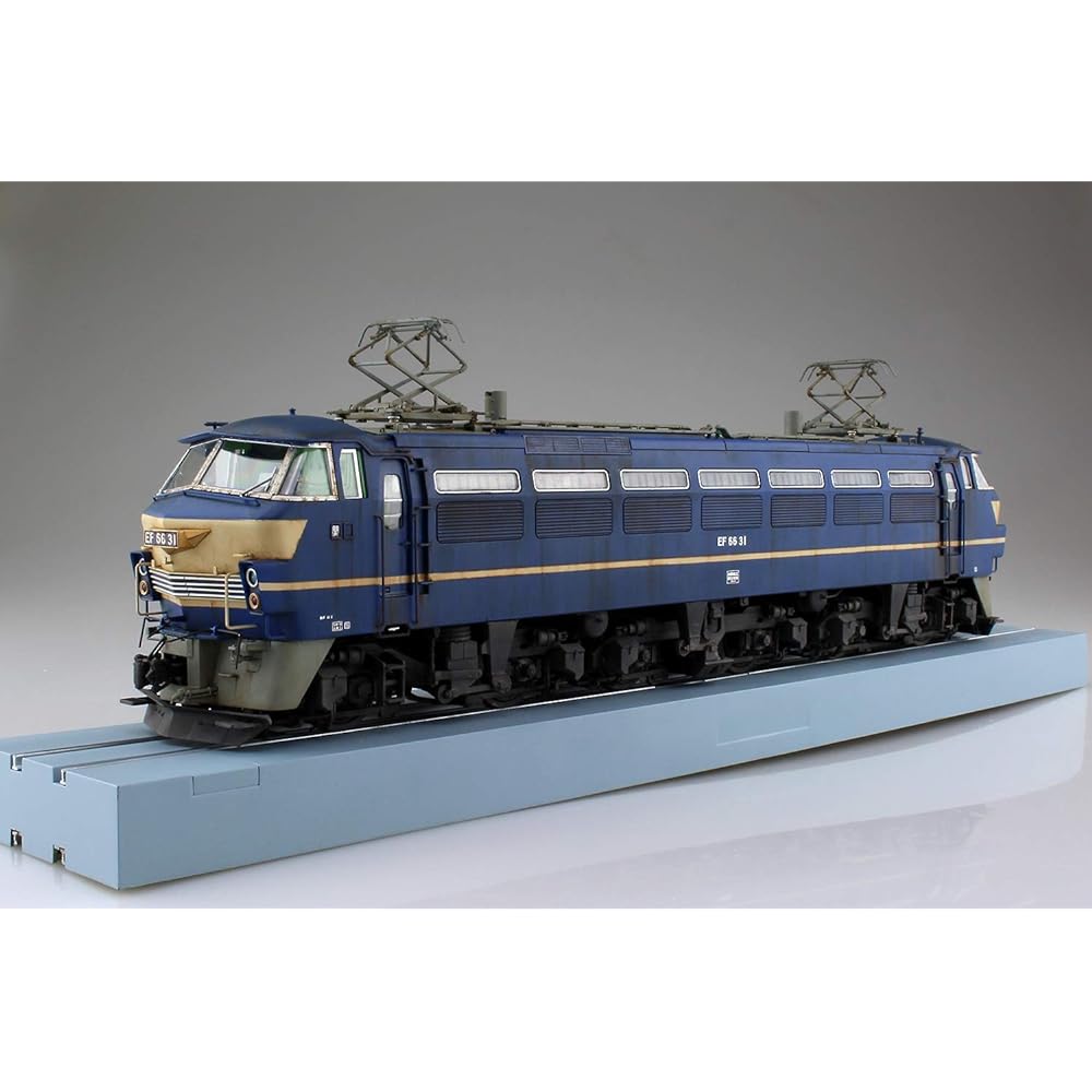 AOSHIMA 1/45 Train Museum OJ Series No.4 Electric Locomotive EF66 Late Type Plastic Model