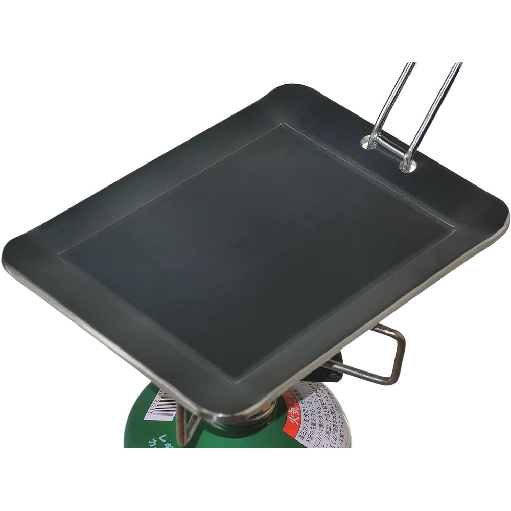 Extra thick T4.5mm "Yukapan" B6 solo iron plate 190 x 140mm Reversible 2way handle