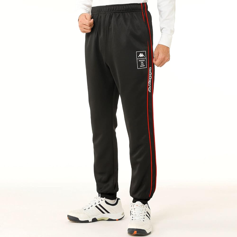 [Kappa] Jersey Pants with Ribbed Hem Kappa Dry Men's 3 Color Set