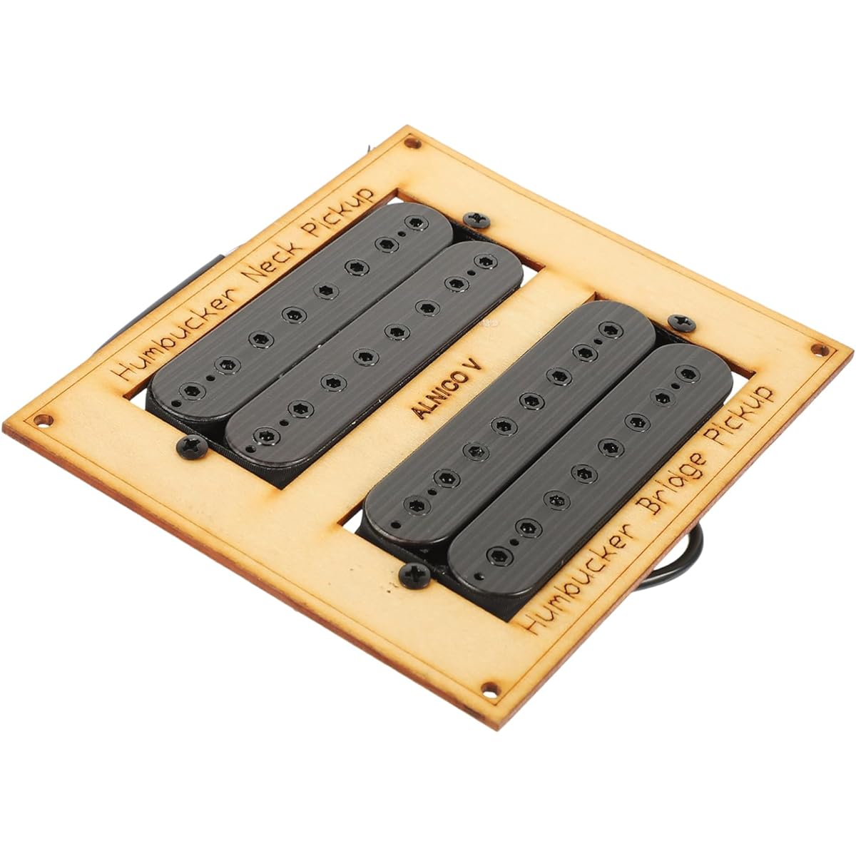 SWOOMEY 2pcs 8 String Hot Rail Electric Guitar Pickup Guitar Bass Pickup Guitar Pickup Alnico Pickup Truck Dual Pickup