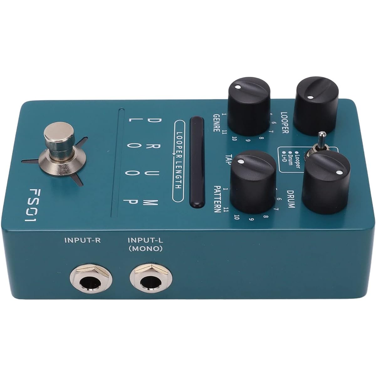 Phrase Loop Effects, 121 Kinds of Rhythm Guitar Effect Pedal DC 9V Power Supply Easy Operation for Musical Instruments