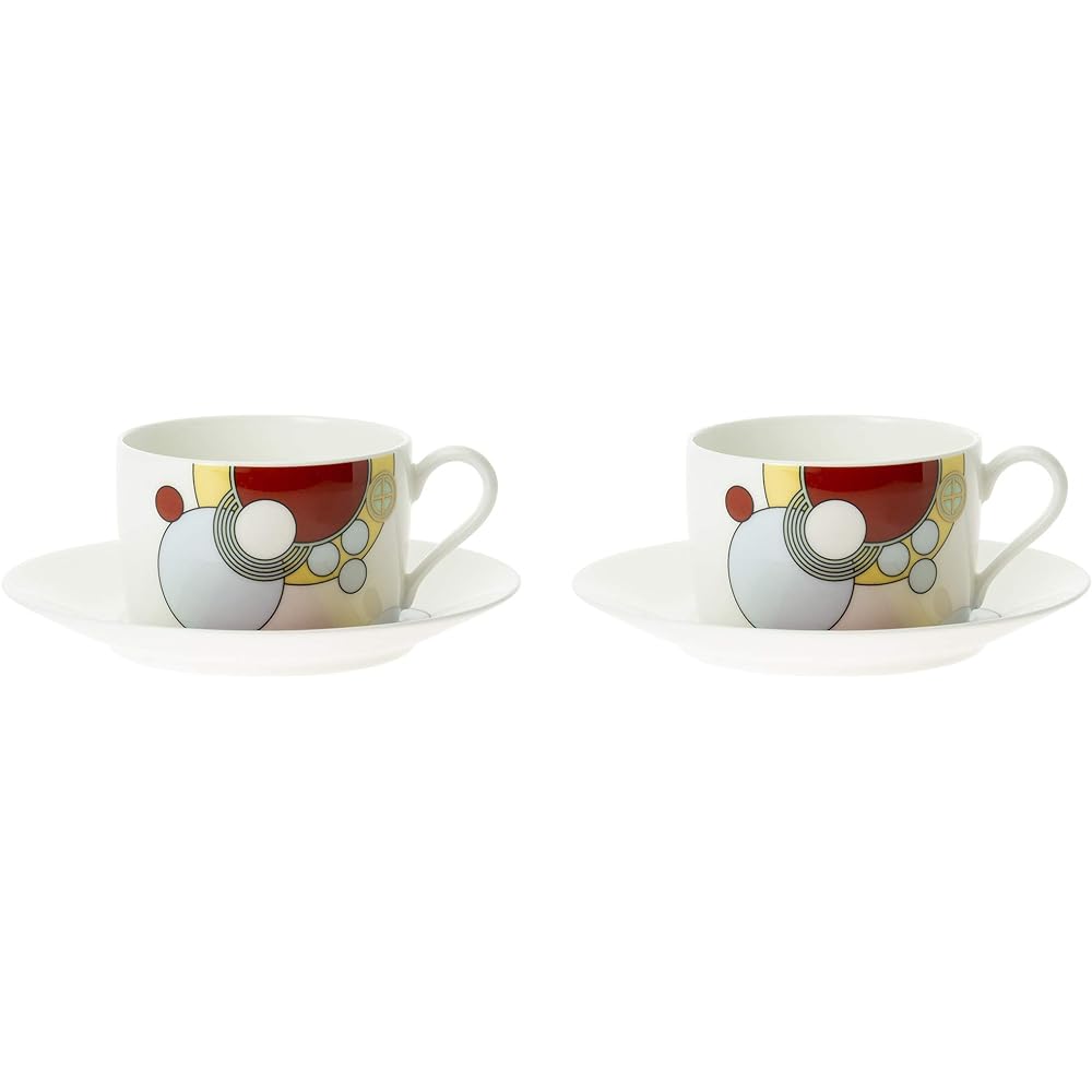 Noritake Cup & Saucer (Pair Set) (For Coffee Tea) 185cc Frank Lloyd Wright Imperial 2 Bone China P97282/4614