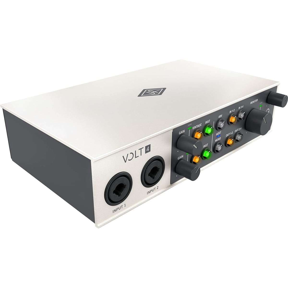 Universal Audio VOLT 4 USB 2.0 Compatible Audio Interface 4 In/4 Out Vintage Mic Preamp Mode Equipped [Domestic Genuine Product]