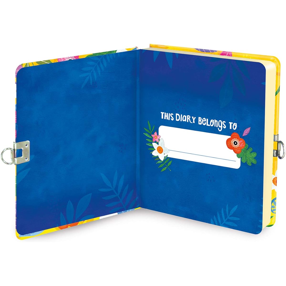 Peaceable Kingdom Happy Sloth Diary with Lock and Key