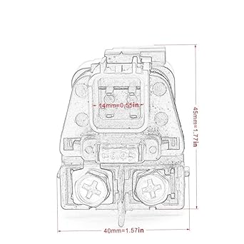 Starter Solenoid Relay Motor Starter Relay Solenoid Suzuki GSF1250S Bandit S Katana GSX650F GSX1250FA VZR1800Z LTA400F LTA450X LTA500X