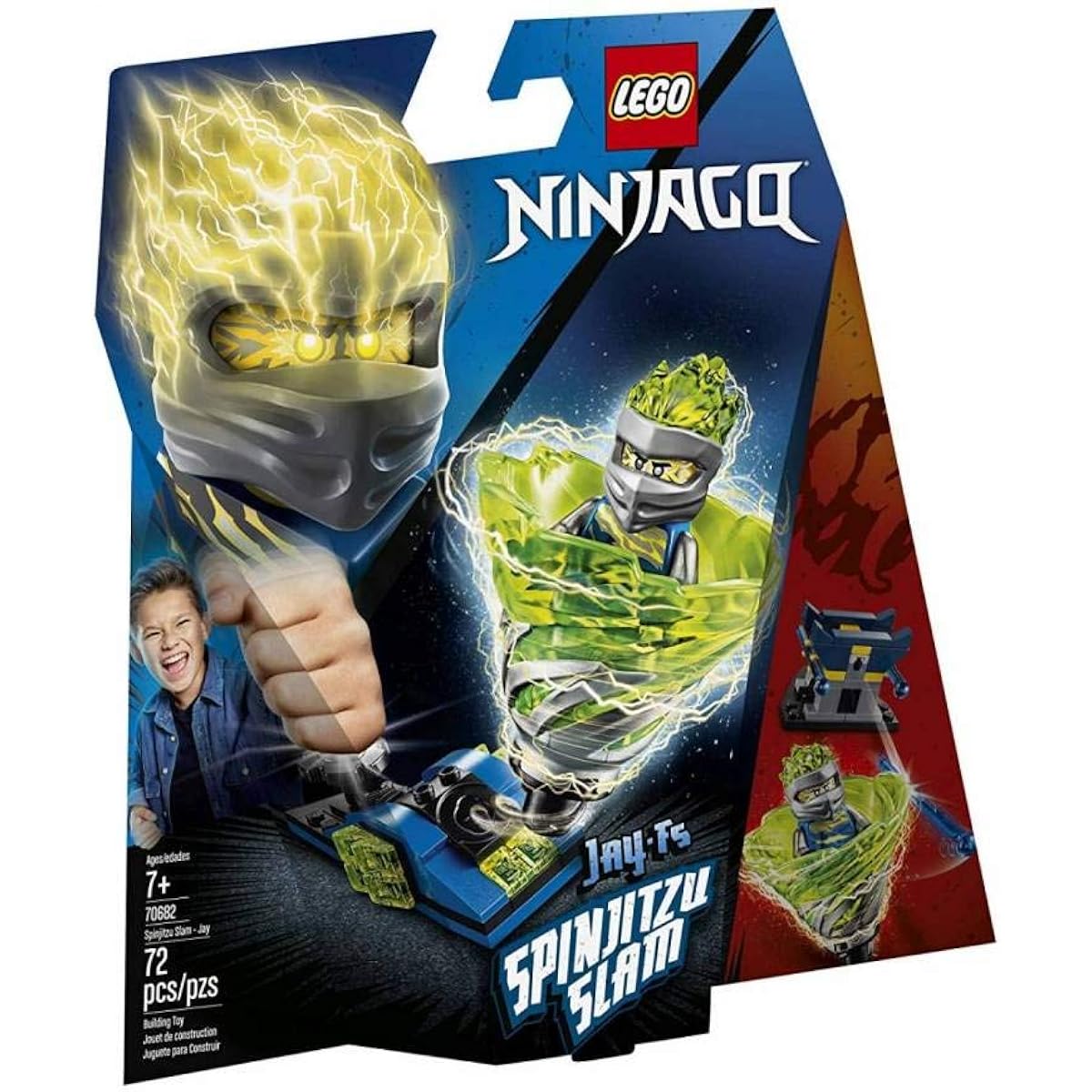 LEGO Ninjago Tornado Spinner Jay 70682 Block Toy for Boys