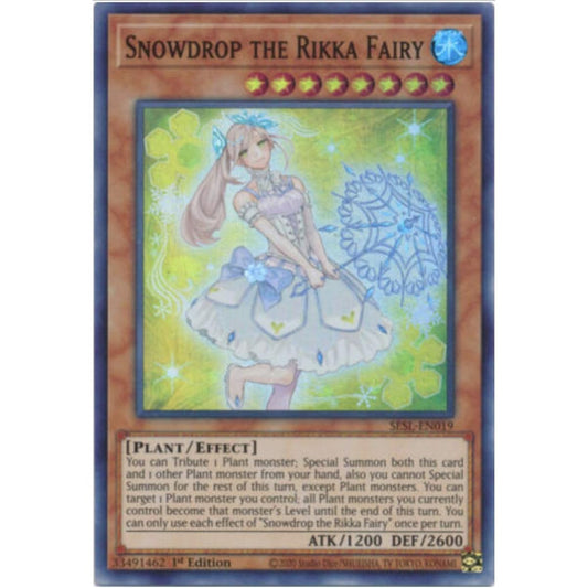 Snowdrop Ricca Fairy SESL-EN019 Super Rare First Edition