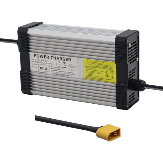 42V 10A Lithium Battery Charger AC Adapter Power Supply 10S 36V Battery Pack for DC XT60 Plug