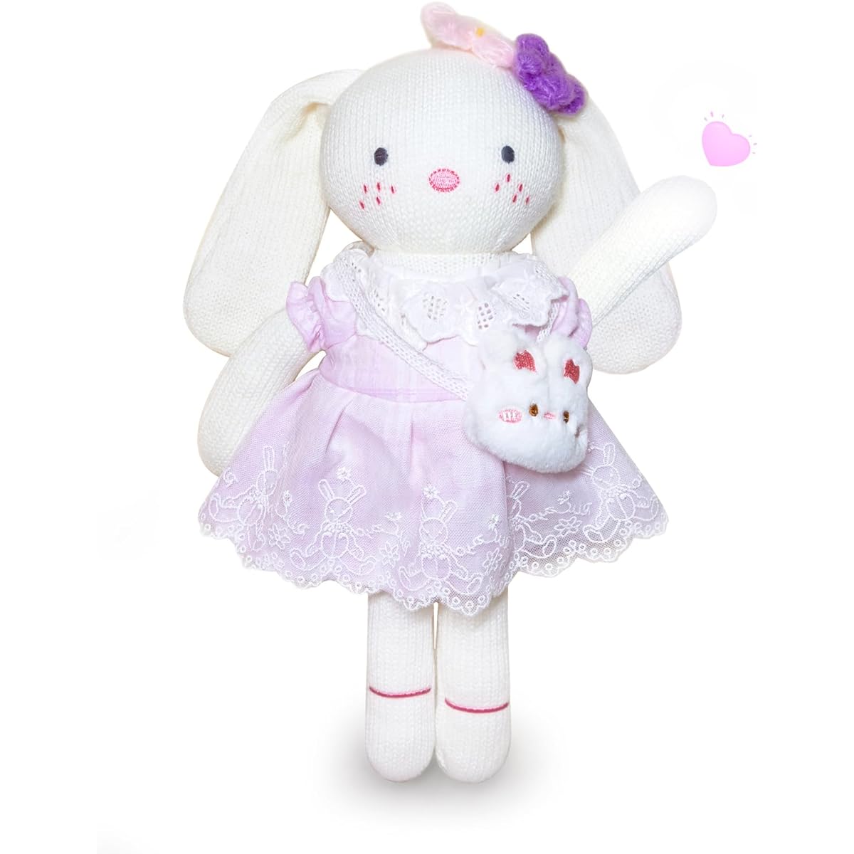 Softphia Bunny Stuffed Animal Cute Plush Bunny Toy - Perfect for All Ages, Soft and Safe for Your Child's Cuddly Buddy