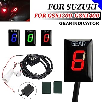 Digital Meter Display Gear Indicator Motorcycle Accessories 1-6 Speed Display Meter Suzuki GSX1300 GSX 1300 1999-2020 GSX1400 GSX 1400 2001-2009 Indicator Meter Display