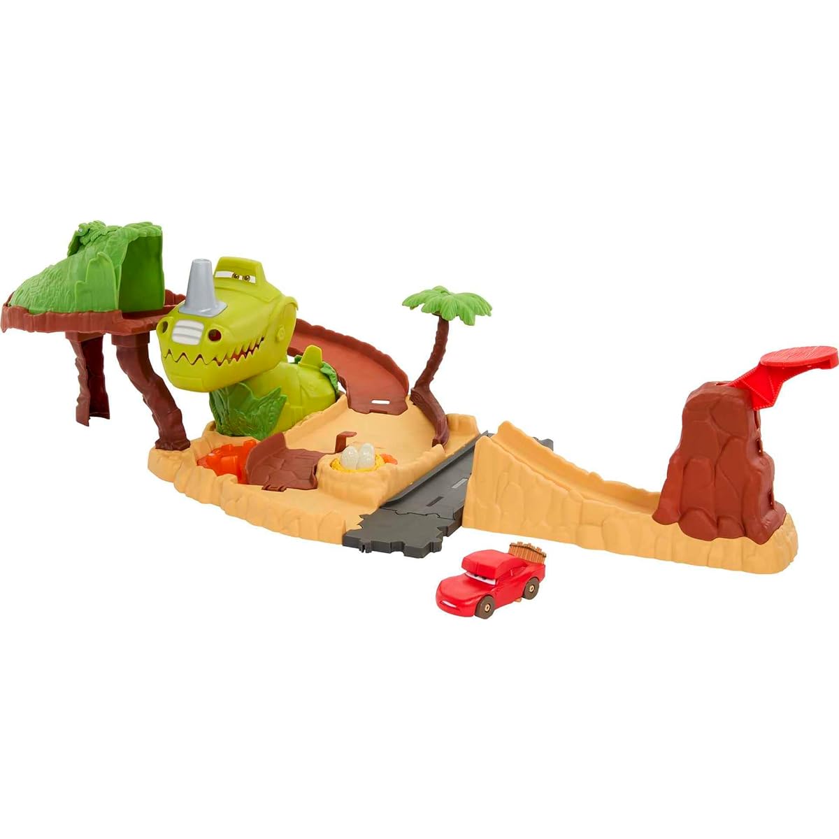 Disney Cars Toys Disney Pixar Cars on the Road Dinosaur Playground Playset