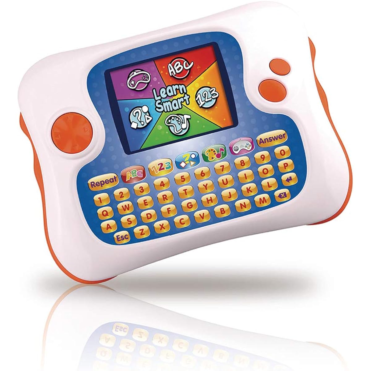 Smart Handheld Language Learning Machine Early Education Device PDA Style Learning Resources 104 Learning Activities & Games English/Spanish Bilingual Support TV Out Function 2.7" TFT Screen