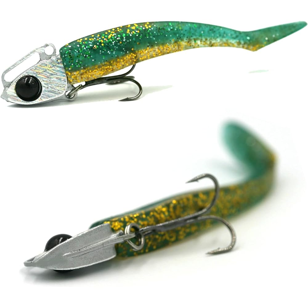 Fishing [Blue Ocean] Jig Head Set Silver 12g (Set of 6) Sea Bass Flounder Bluefish Hairtail Worm Lure Set