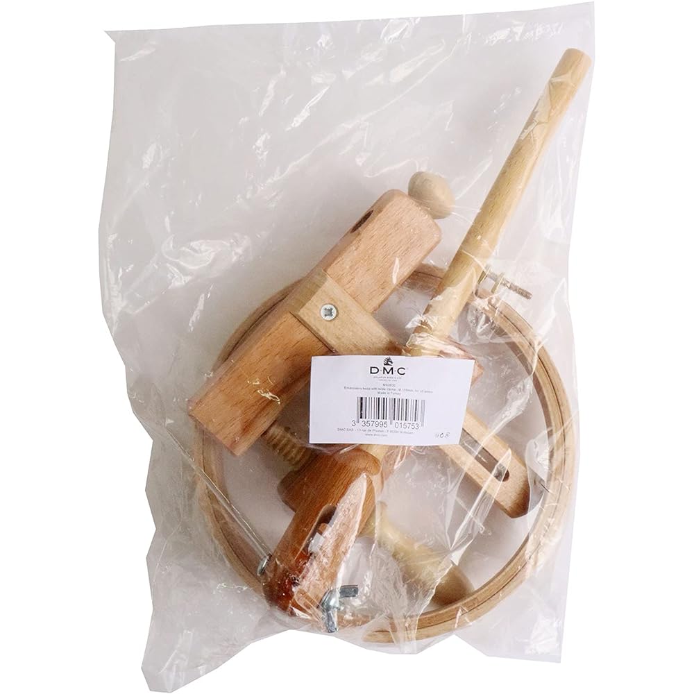 DMC Embroidery frame (with clamp) Inner diameter 14.5cm Tabletop type Wood DMC-MK0032