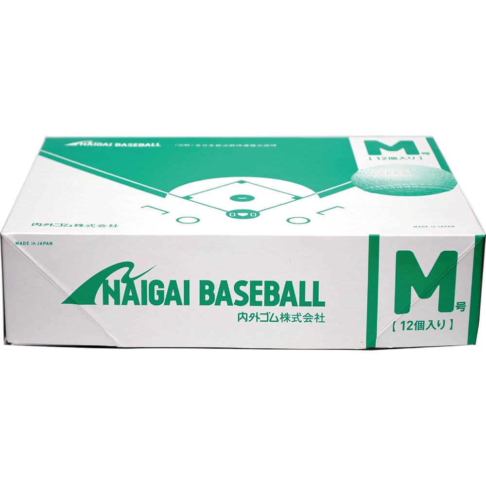 Inside and outside rubber (NAIGAI) Naigai Softball Baseball Ball Officially Licensed Ball M