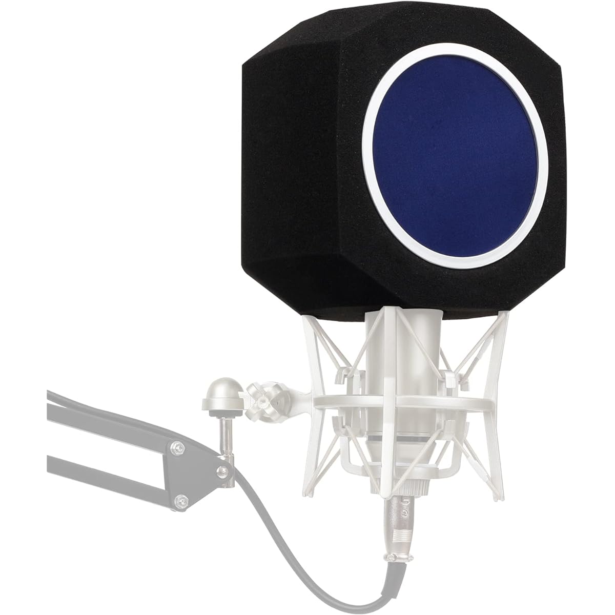 Panchitalk Microphone Pop Filter Soundproof Foam Cover Windproof Noise Reduction Absorbing Sponge Cover for Home Live Studio