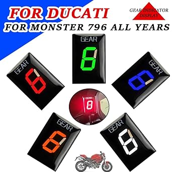 Digital Meter Display Ducati 796 Monster 796 Monster 796 2010 2011 2012 2013 Gear Indicator Gear Display Meter Speed Display Motorcycle Accessories Indicator Meter Display