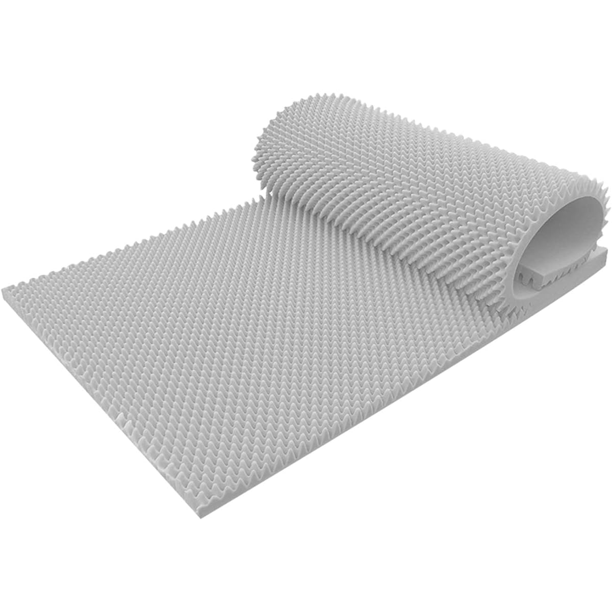 Piano Room Sound Absorbing Cotton Floor Wall Soundproofing Foam Commercial Acoustic Room Treatment (Black) (Gray)