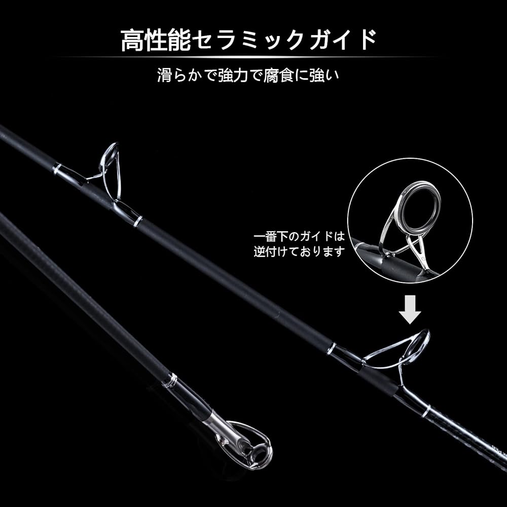 Goture Jigging Rod with Detachable Grip High Strength Spinning/Bait Jigging 1.83M/1.98M 6ft/6.6ft ML/M/MH Sea Fishing/Boat Fishing Blue Fish, Root Fish, Hairtail, Red Sea Bream, Redfish, Grouper [REGAUL Series] ]