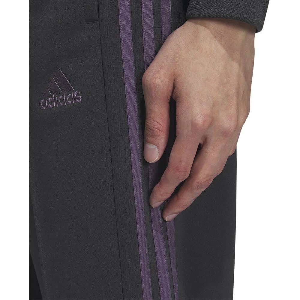 Adidas Men's Jersey Bottom 3 Stripes Double Knit Track Pants