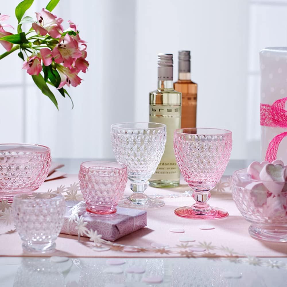 [Regular Imported Product] Villeroy & Boch Glass Set Boston Wine Glasses Clear 220ml Set of 4 Dishwasher Safe 11729900304P