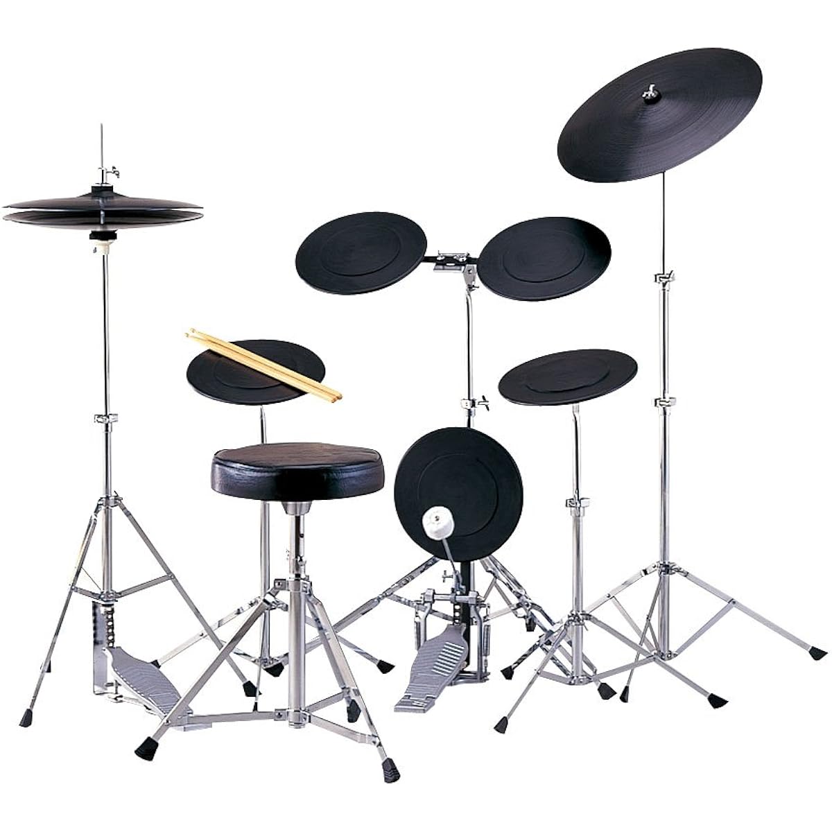 Maxtone TD-5DX Beginner's Training Drum Set