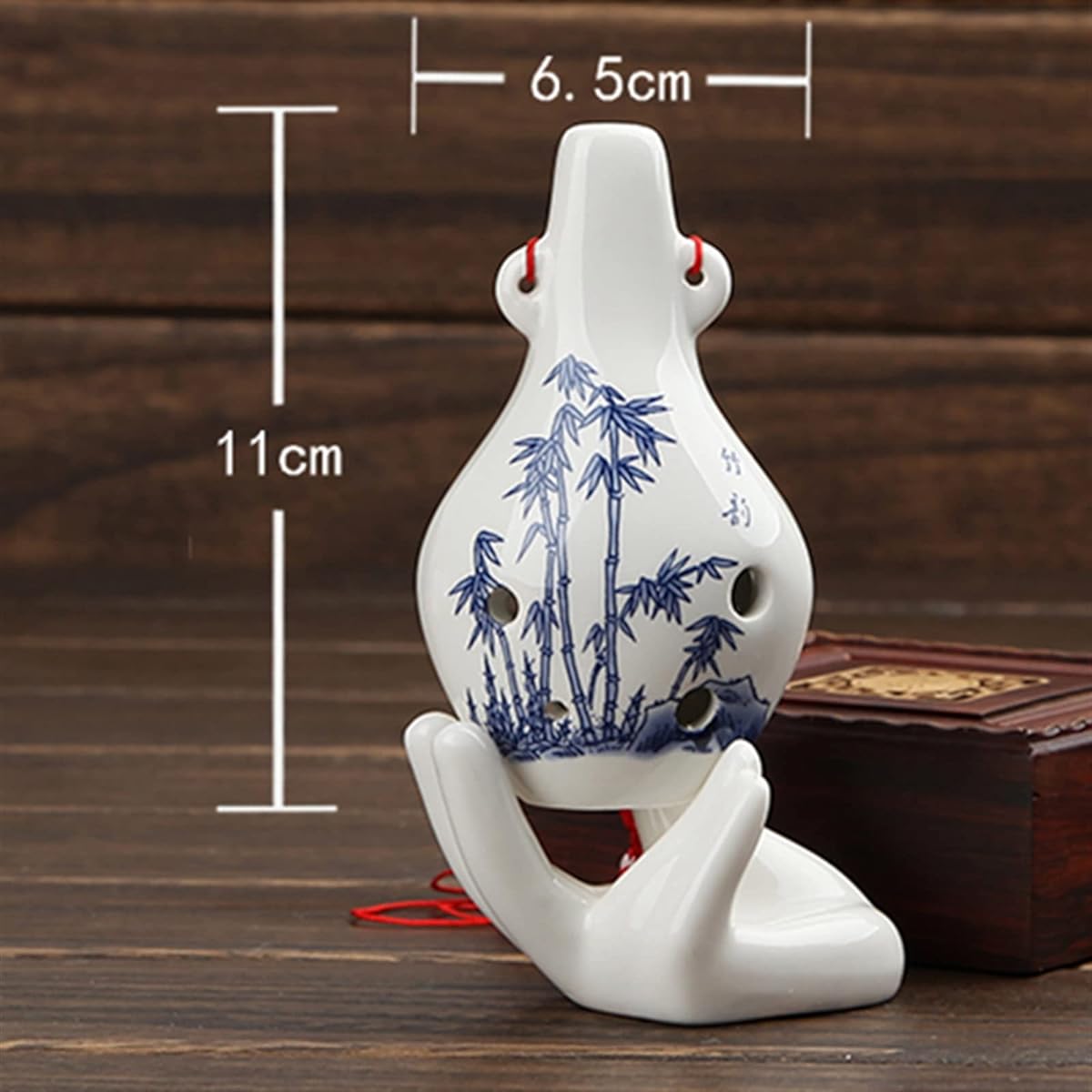 AC Tone 6 Hole Ocarina Ceramic Mini Ocarina Wind Instrument Alto C Handmade Ocarina Ocarina Musical Instrument