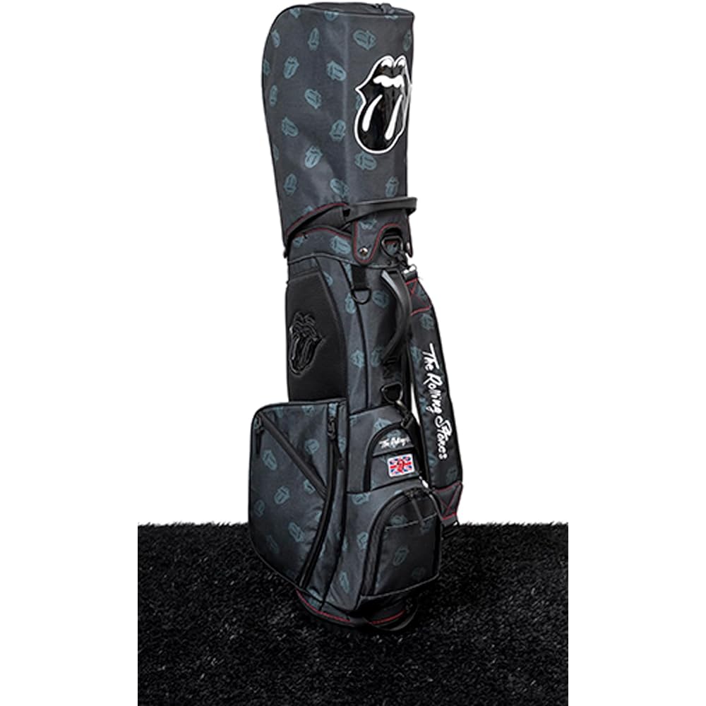 The Rolling Stones Official Tongue Patterned Stand Golf Bag Rolling Stones/Official/Stand/Allover pattern/Limited 9 inch/47 inch compatible