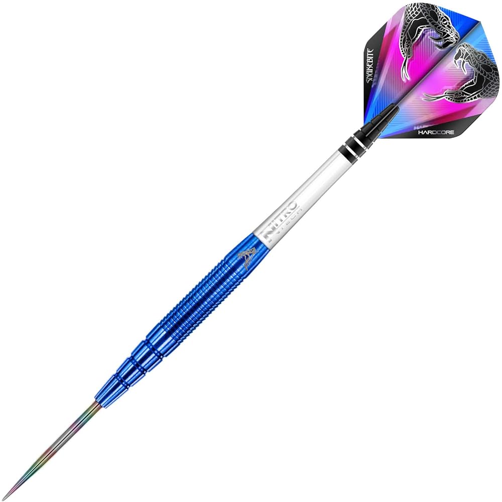 Red Dragon Snake Bite PL15 Peter Wright Model Barrel Blue Steel 26g