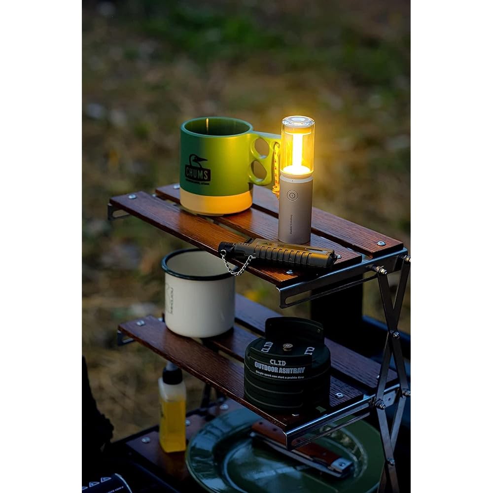 Camping Shelf Folding Rack Camping Rack Wooden Outdoor Rack Tabletop Storage Rack 3 Tier Rack Camping Folding Width 30cm x Height 34cm Desktop Shelf Lightweight Desk Rack Compact Easy to Assemble Storage Bag Included