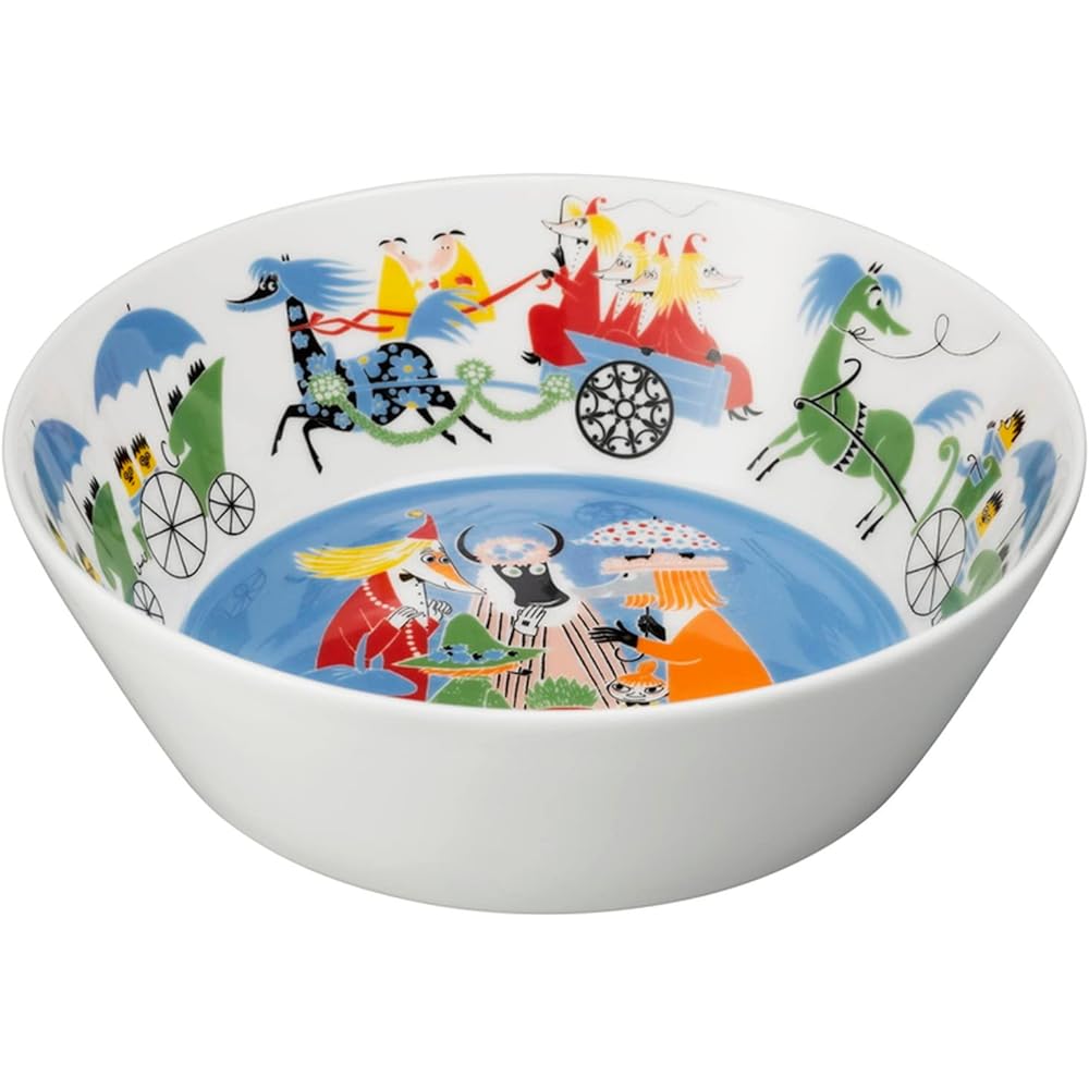 [Regular Imported Product] Moomin (Moomin by ARABIA) Serving Bowl Dish 23.5cm Friendship 1020109