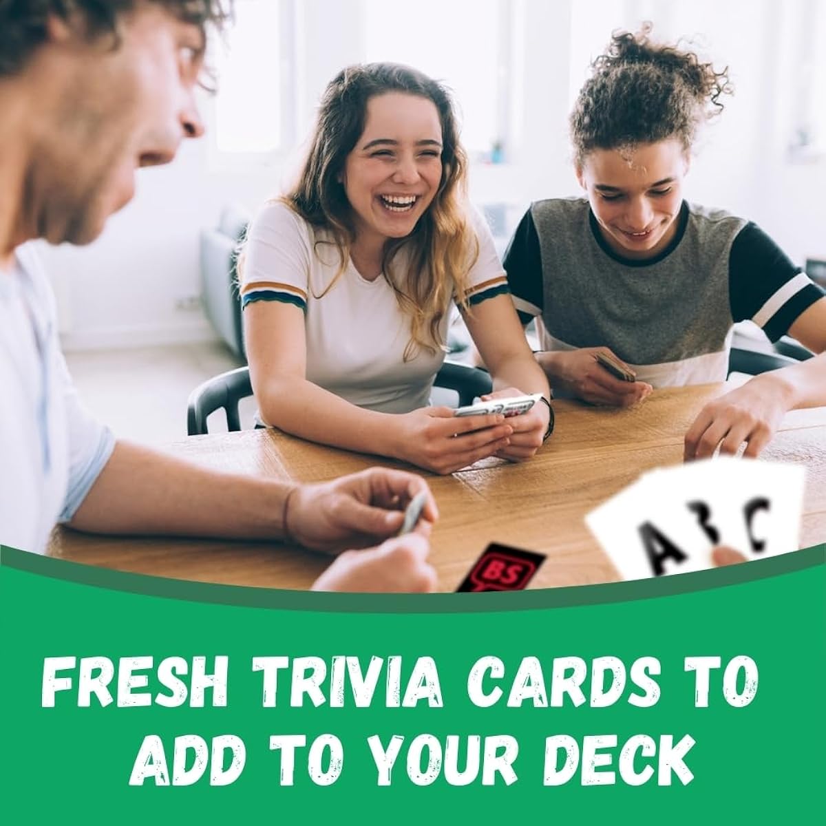 Brilliant or BS? Fresh BS Expansion Pack #1 [Fun bluffing game for 4-6 players, family friendly, ages 14 and up]
