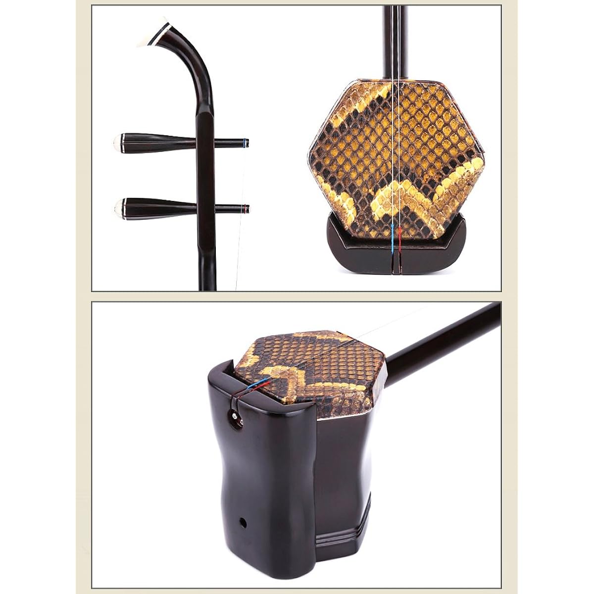 Erhu, Suzhou pewter urns, mahogany erhu for beginners, ER-001