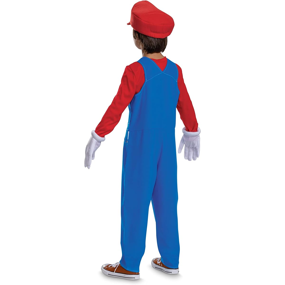 [Disguise] Mario Costume for Kids, Official Super Mario Bros. Costume Accessories, Kids Size (7-8)
