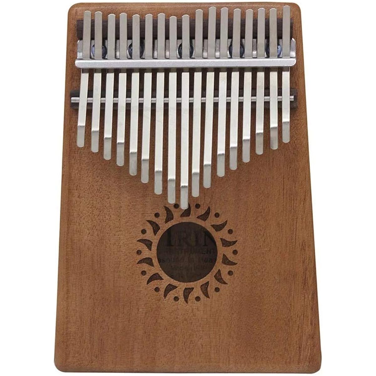 Thumb Piano Portable 17 Keys Kalimba Mbira Pocket Thumb African Musical Instrument (Size:One Size; Color:Wood)