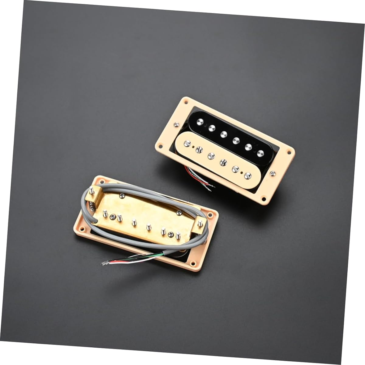 Vaguelly 2-Piece Tone Pickup Guitar Pickup Humbucker Humbucker Pickup Accessories Humbucker Cover Electric Guitar Bridge Pickup Acoustic