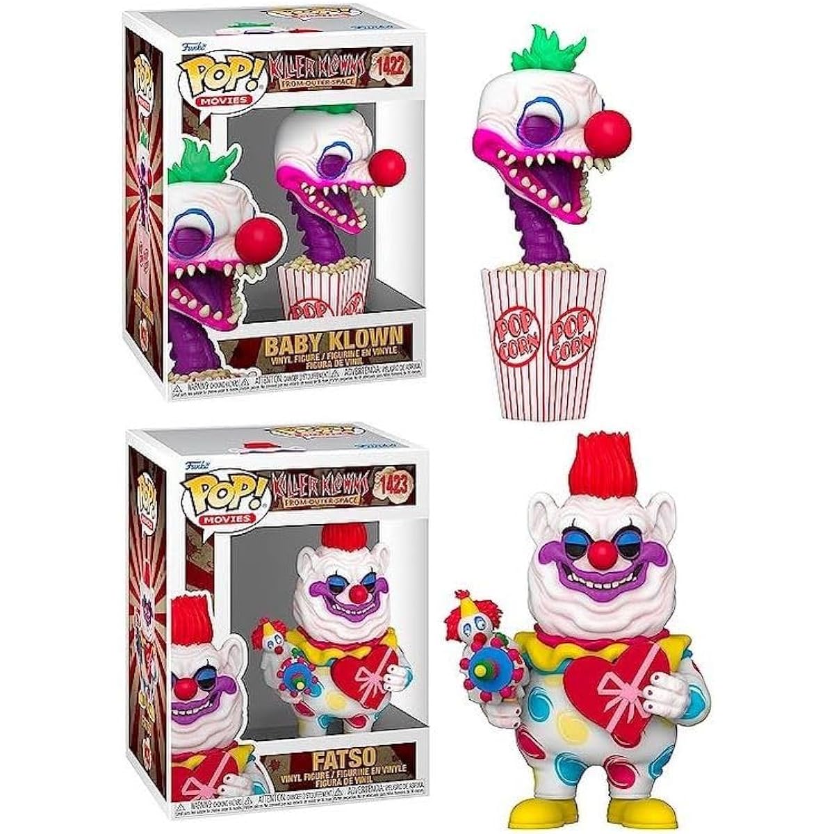 Funko Killer Klowns Space Pop! Movie Complete Set (2)