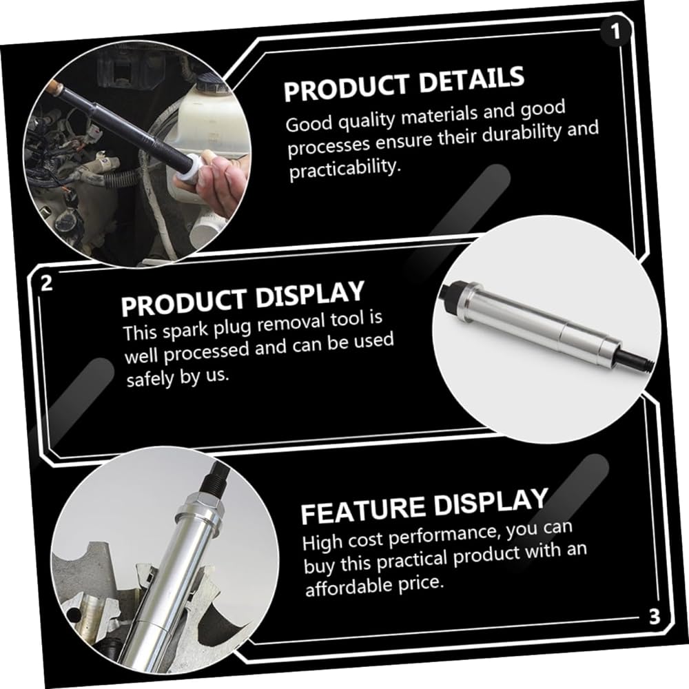 Vaguelly 1 Set Spark Plug Replacement Spark Plug Extractor Puller Spark Plug Remover Kit Accessories