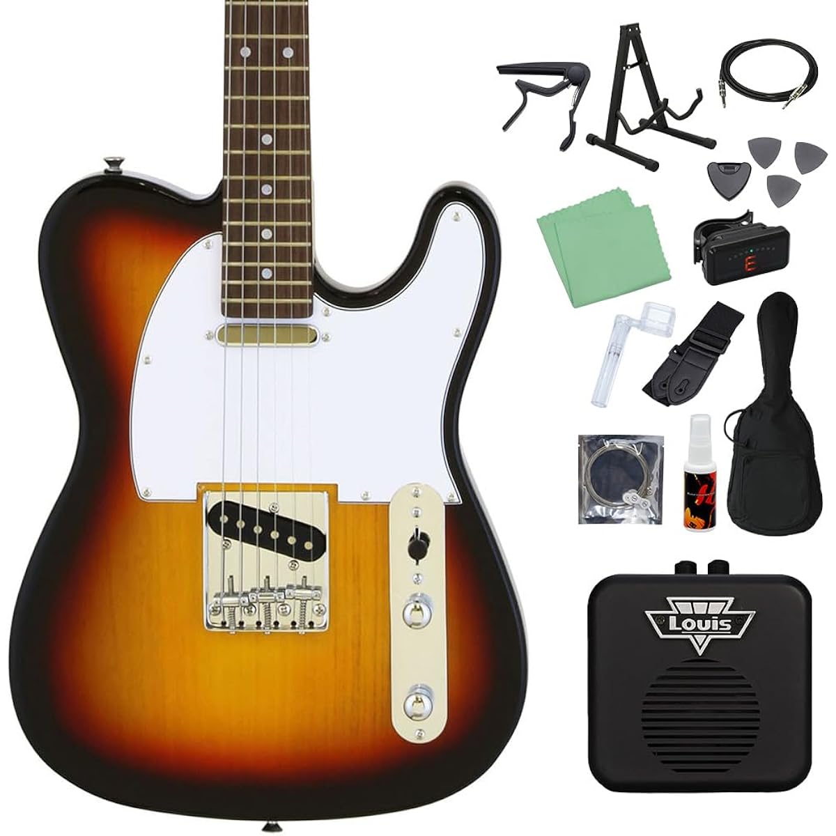LEGEND LTE-Z 3TS Electric Guitar Beginner 14-piece Set [With Mini Amplifier] Legend