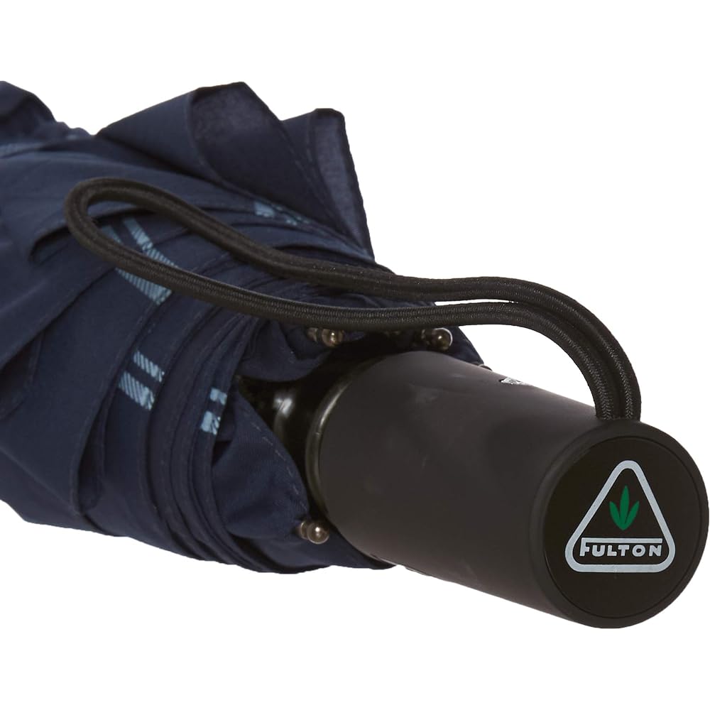 [Moonbat] Fulton [Automatic Open/Close Folding Umbrella] FULTON Men's Automatic Open/Close Folding Umbrella Check Navy Men's Navy Blue Japan F (FREE Size)