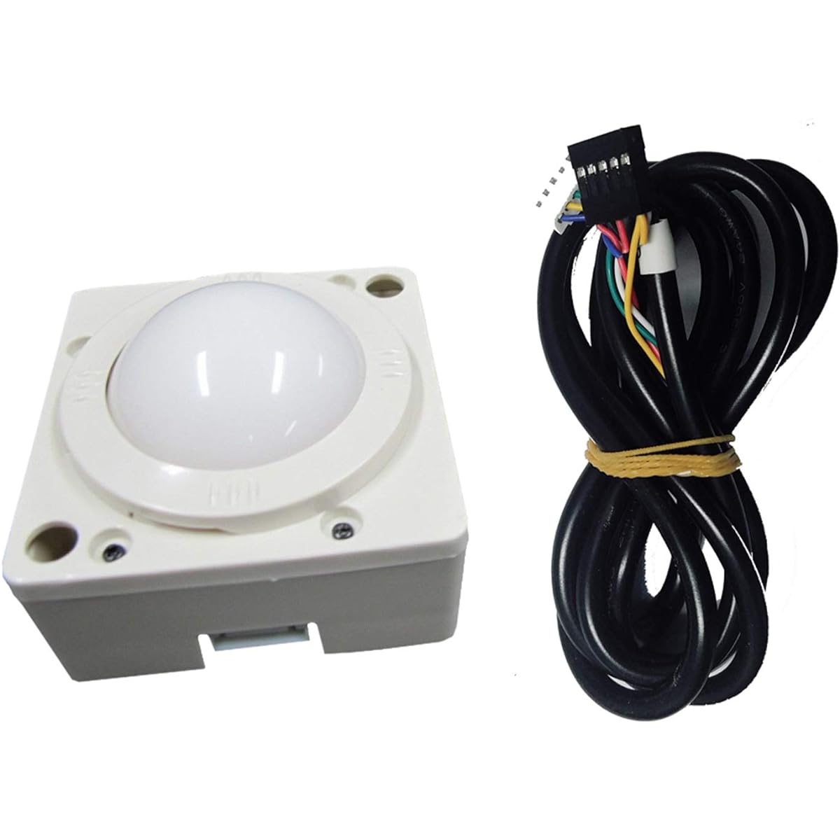 2" White Ball Arcade Game Trackball Compatible with Jamma 412-in-1 Game Elf