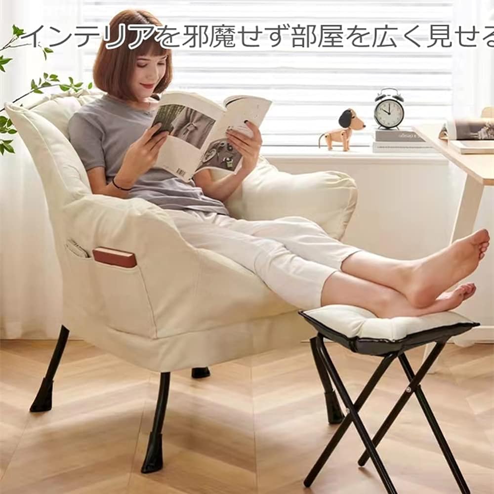 Single seat sofa Single seat sofa Single seat sofa Sofa Couch Sofa Reclining Sofa with ottoman Gray