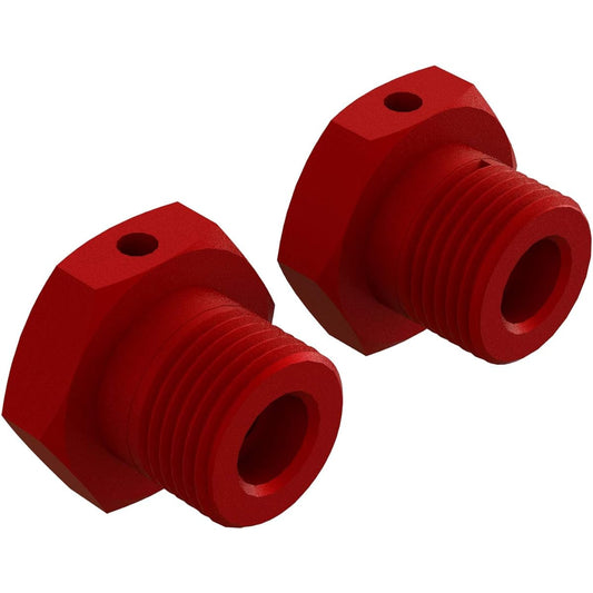 ARRMA ARA310904 Aluminum Wheel 17mm Hex Red (2)