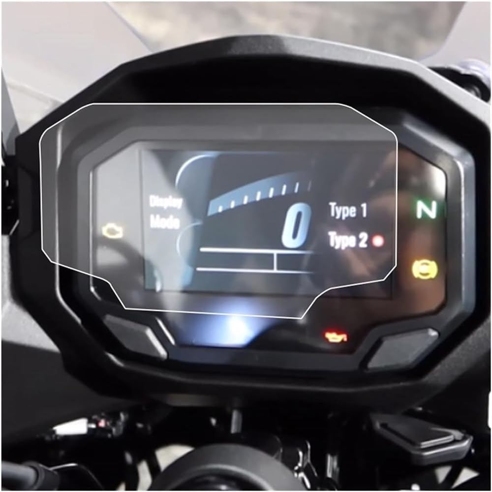 Fits for Kawasaki Ninja 1000SX Ninja1000SX 2020+ Motorcycle Cluster Scratch Screen Protective Film Dashboard Screen Protector Instrument (Color : 2 set)