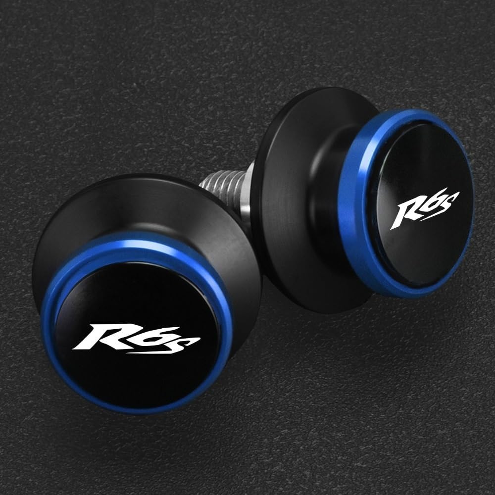 Rocker Arm Spool Motorcycle CNC Swing Arm Spool Slider Stand Screw for Yamaha R6S Canadian Version R6 Subversion R6 European Version 2006-2009 2008 (Color : 6mm-20)