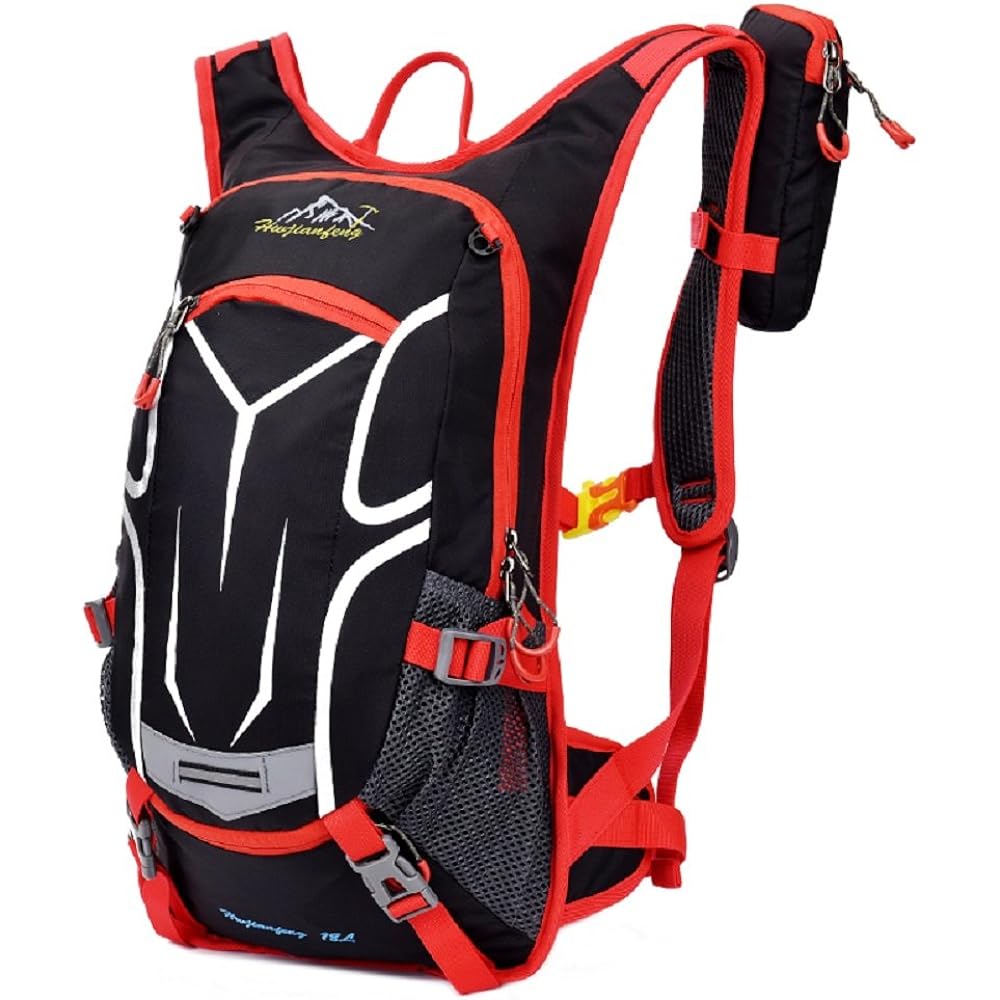 Phoenix Ikki 18L Lightweight Back Vented Water Repellent Cycling Bag Bicycle Backpack Hydration Bag with Helmet Cover