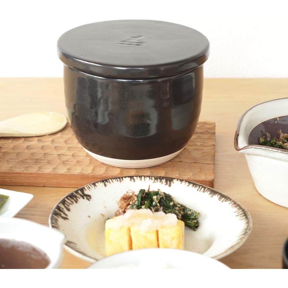 Kamoshika Dogu Shop Ohitsu 1.5 Cup Ceramic Made in Japan Banko Ware Microwave Safe Rice Bowl Rice Ceramic Rice Bowl Regular (White)